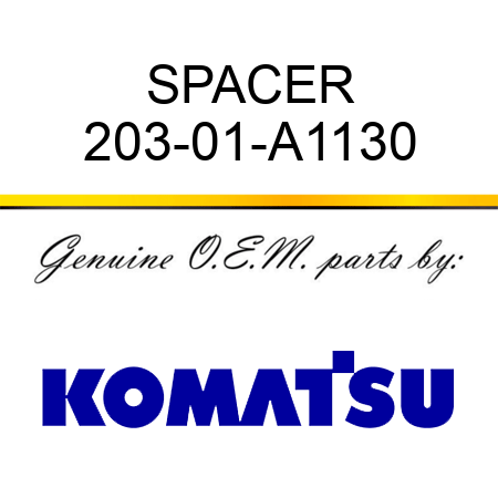 SPACER 203-01-A1130