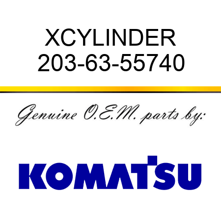 XCYLINDER 203-63-55740
