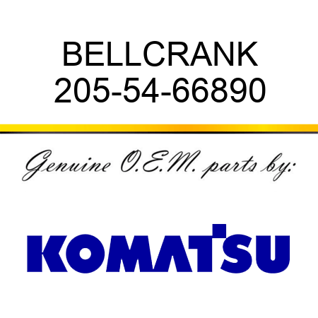 BELLCRANK 205-54-66890