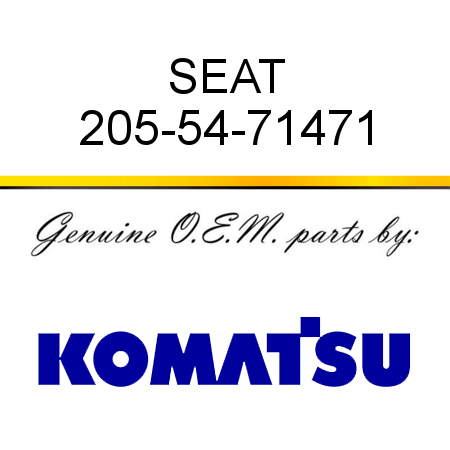 SEAT 205-54-71471