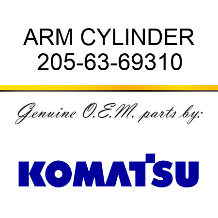 ARM CYLINDER 205-63-69310