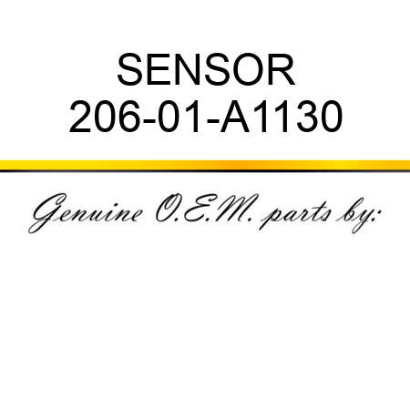 SENSOR 206-01-A1130