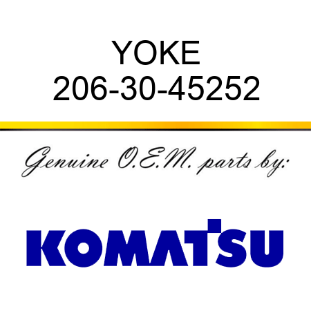 YOKE 206-30-45252