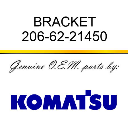 BRACKET 206-62-21450