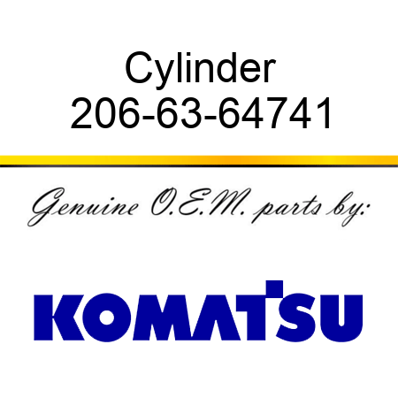 Cylinder 206-63-64741