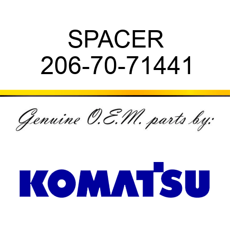 SPACER 206-70-71441