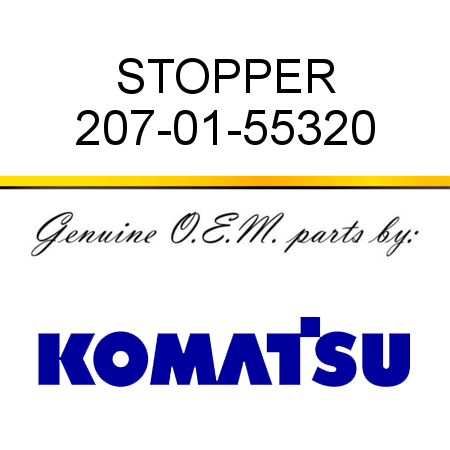 STOPPER 207-01-55320