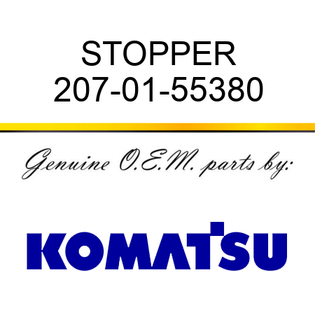 STOPPER 207-01-55380