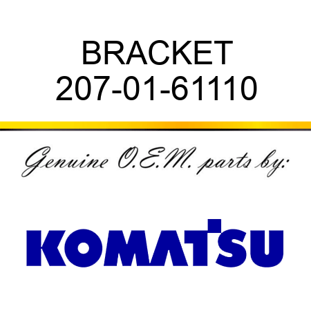 BRACKET 207-01-61110