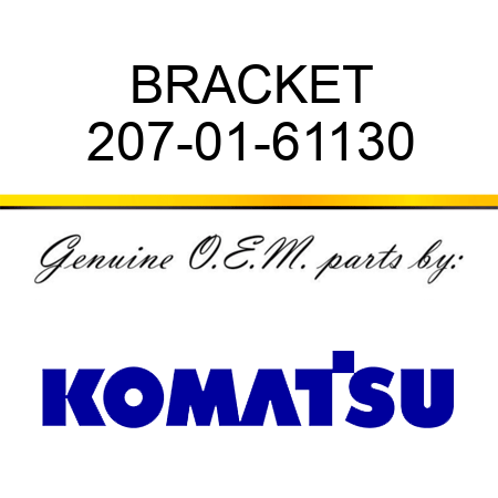 BRACKET 207-01-61130