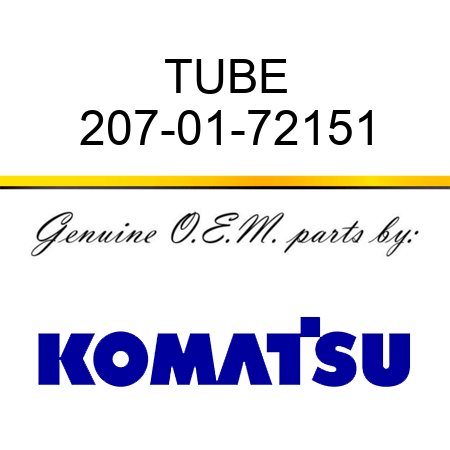 TUBE 207-01-72151