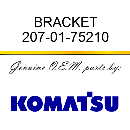BRACKET 207-01-75210