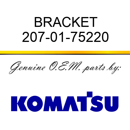BRACKET 207-01-75220