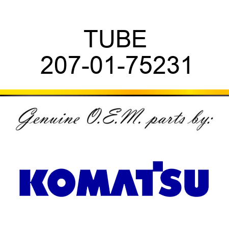 TUBE 207-01-75231