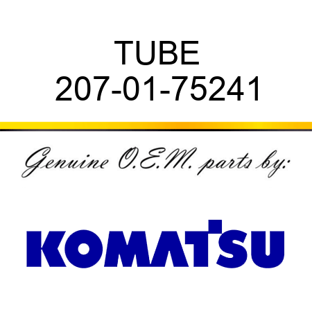 TUBE 207-01-75241