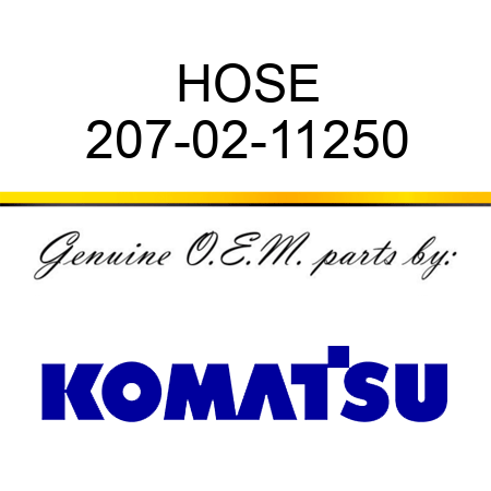 HOSE 207-02-11250