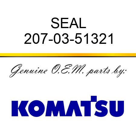 SEAL 207-03-51321