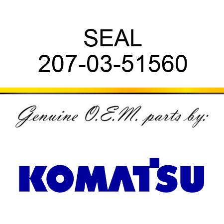SEAL 207-03-51560