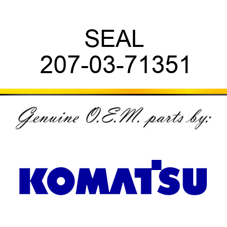 SEAL 207-03-71351