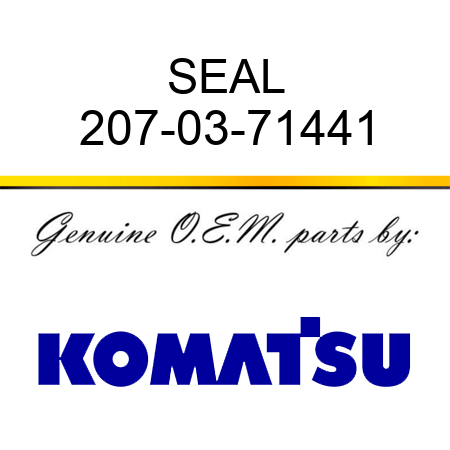 SEAL 207-03-71441