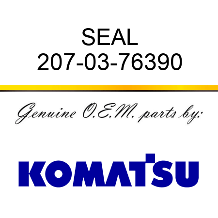 SEAL 207-03-76390