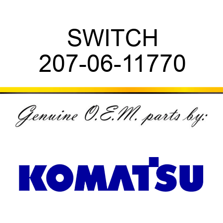 SWITCH 207-06-11770