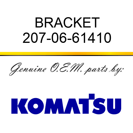BRACKET 207-06-61410