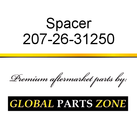 Spacer 207-26-31250