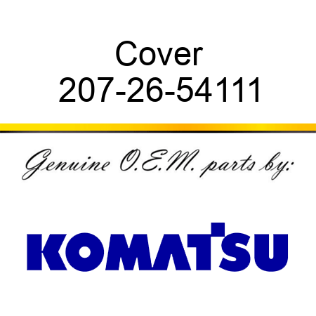 Cover 207-26-54111