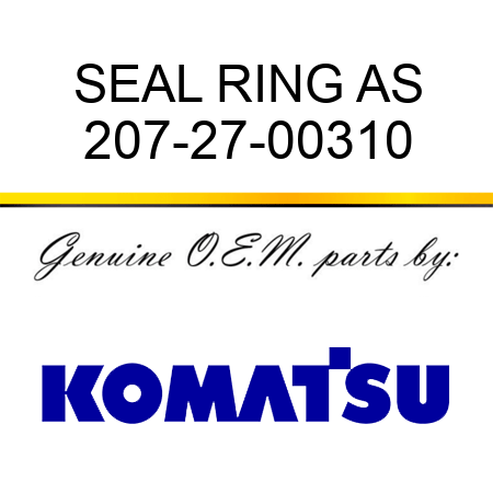 SEAL RING AS 207-27-00310