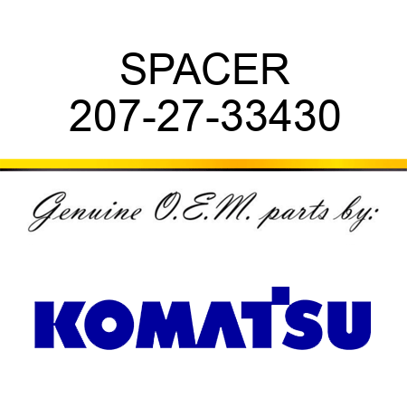 SPACER 207-27-33430