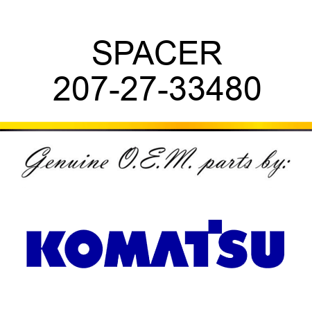 SPACER 207-27-33480