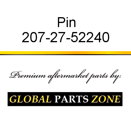 Pin 207-27-52240