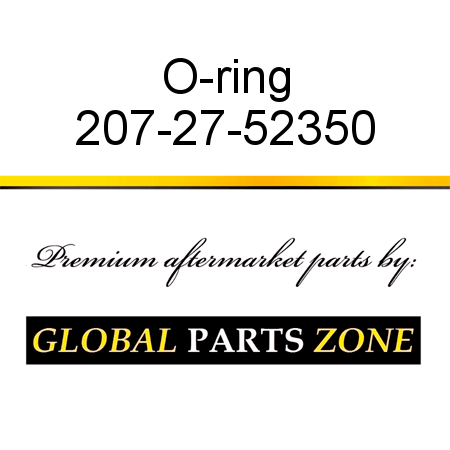 O-ring 207-27-52350