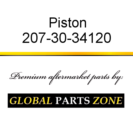 Piston 207-30-34120