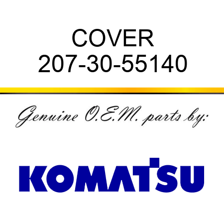 COVER 207-30-55140