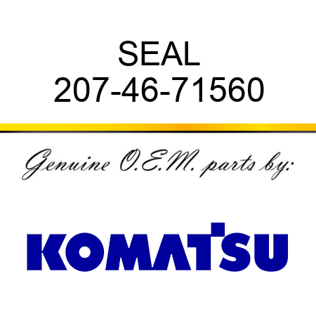 SEAL 207-46-71560