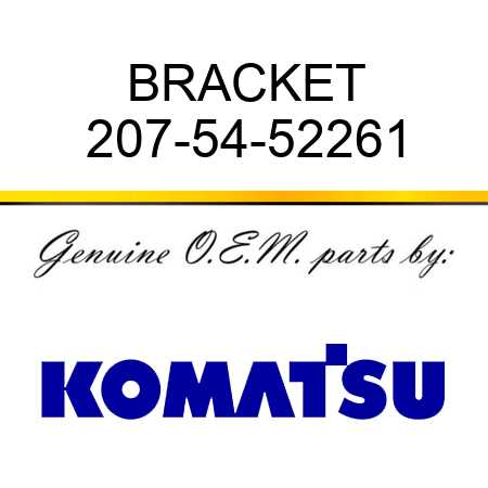 BRACKET 207-54-52261