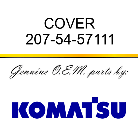 COVER 207-54-57111