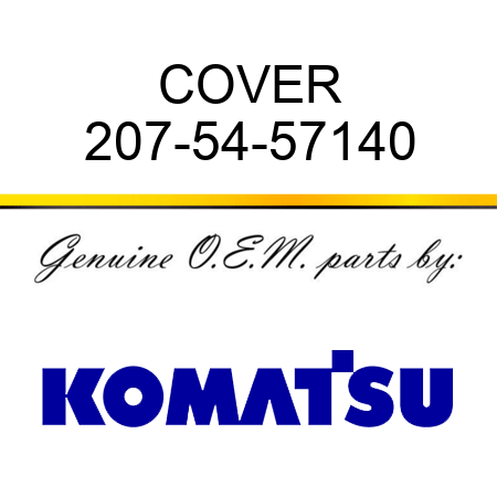 COVER 207-54-57140