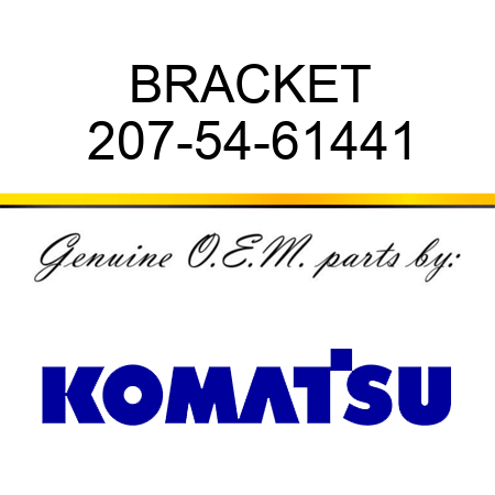 BRACKET 207-54-61441