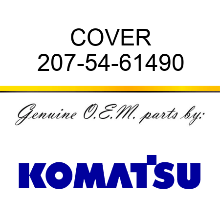 COVER 207-54-61490