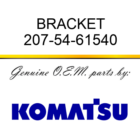 BRACKET 207-54-61540