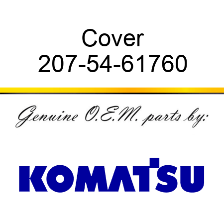 Cover 207-54-61760