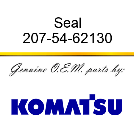 Seal 207-54-62130