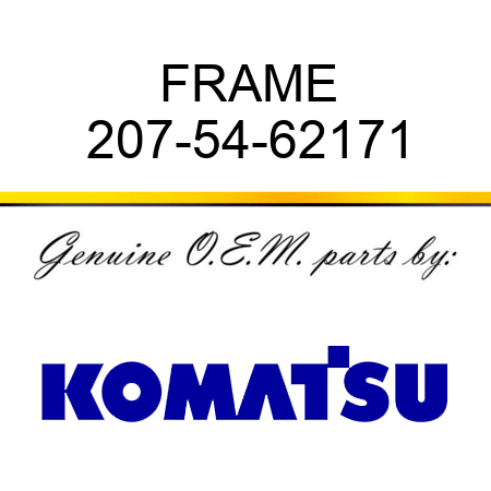 FRAME 207-54-62171