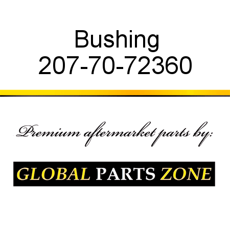 Bushing 207-70-72360