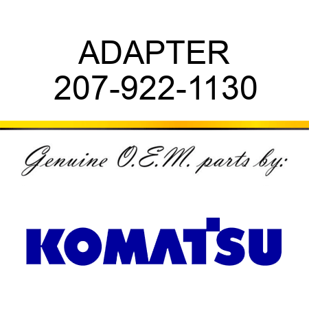 ADAPTER 207-922-1130