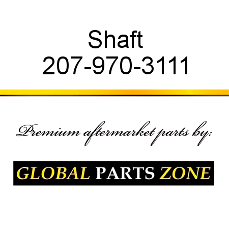 Shaft 207-970-3111