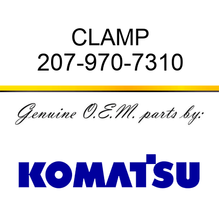 CLAMP 207-970-7310